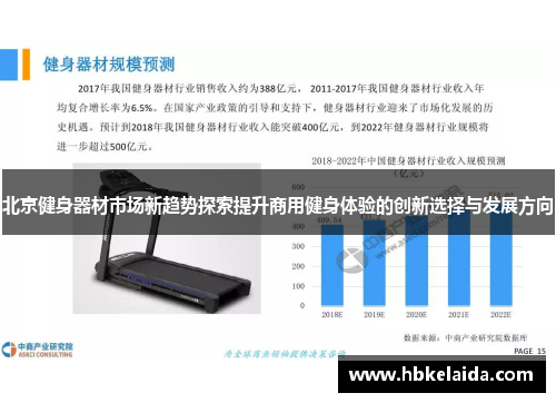 北京健身器材市场新趋势探索提升商用健身体验的创新选择与发展方向